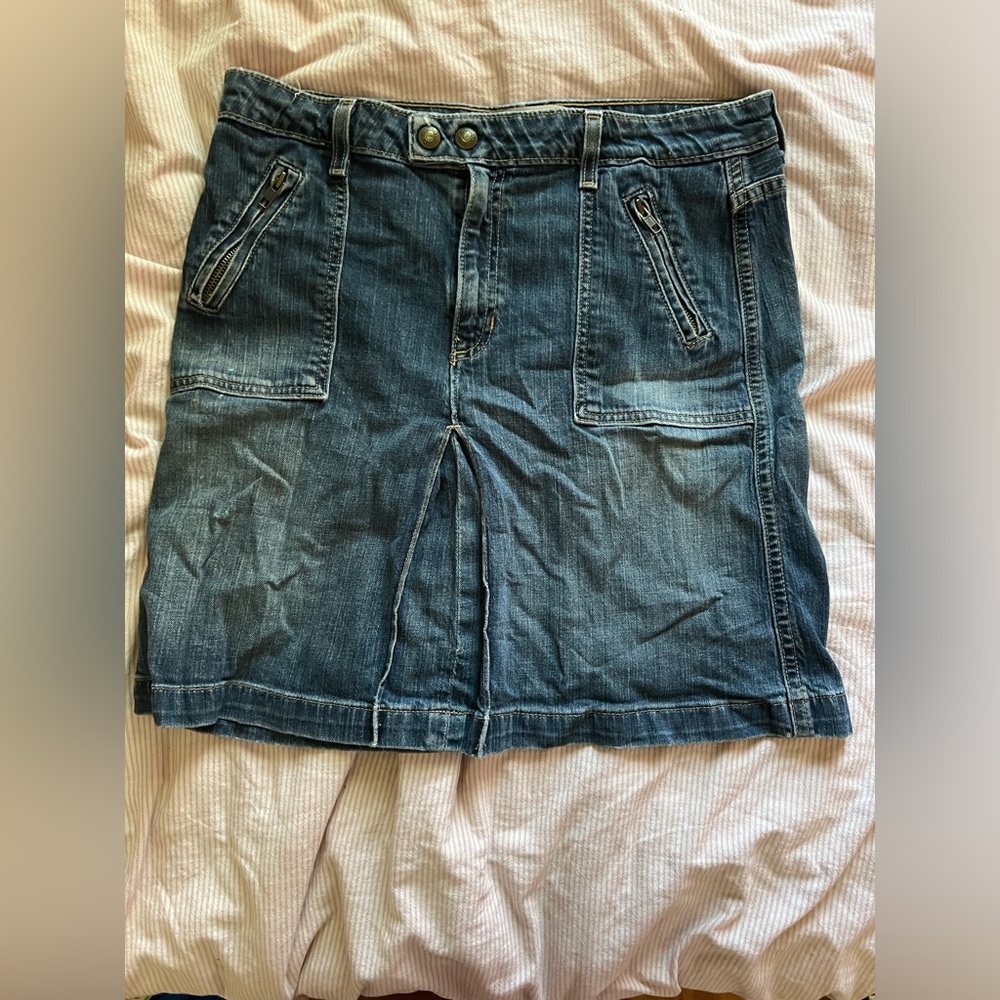 vintage gap denim skirt